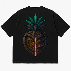CAMISETA OVERSIZED AFTER ABACAXI DARK
