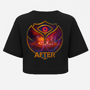 CROPPED OVERSIZED PRETA AFTER FESTIVAL