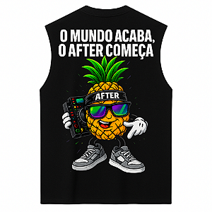 REGATA OVERSIZED PRETA O MUNDO ACABA