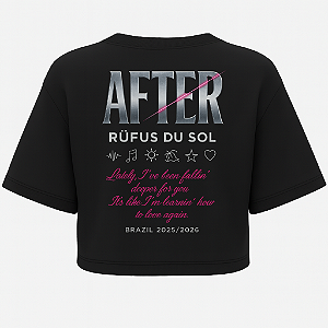 CROPPED OVERSIZED PRETO RUFUS