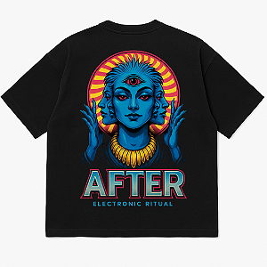 CAMISETA AFTER OVERSIZED PRETA ELETRONIC