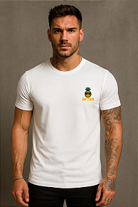 CAMISETA SLIM BÁSICA ELASTANO ABACAXI PREMIUM