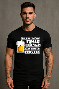 CAMISETA SLIM BÁSICA ELASTANO CARNAVAL CERVEJA