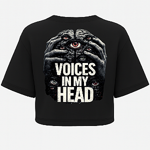 CROPPED OVERSIZED VOICES IN MY HEAD