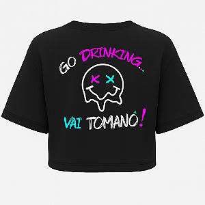 CROPPED OVERSIZED GO DRINKING