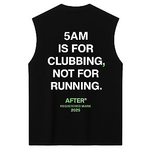 REGATA OVERSIZED PRETA 5AM CLUBBING