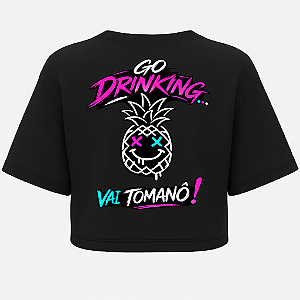 CROPPED OVERSIZED AFTER GO DRINKING VAI TOMANO