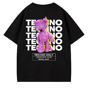 CAMISETA OVERSIZED AFTER TECHNO ONLY