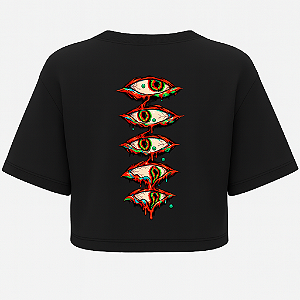 CROPPED OVERSIZED PRETO PSICO