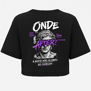 CROPPED OVERSIZED PRETO ONDE É O AFTER?