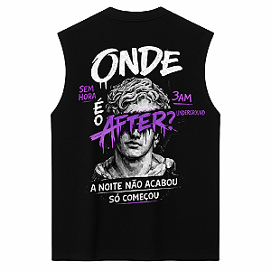 REGATA OVERSIZED AFTER PRETA ONDE É O AFTER?