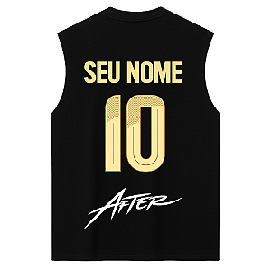 REGATA BRASIL X AFTER OVERSIZED PRETA