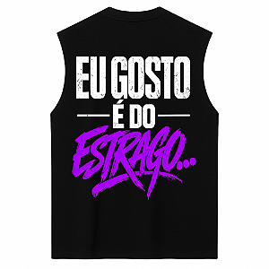 REGATA OVERSIZED AFTER PRETA EU GOSTO É DO ESTRAGO