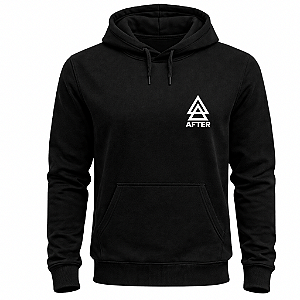 MOLETOM CANGURU PRETO AFTER TRIANGLE UNISSEX