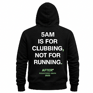 MOLETOM CANGURU PRETO 5AM UNISSEX