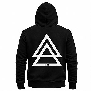 MOLETOM CANGURU PRETO UNISSEX TRIANGLE