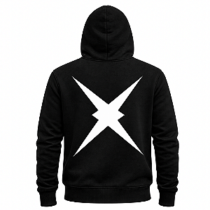 MOLETOM CANGURU PRETO STAR UNISSEX