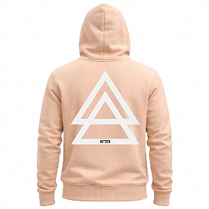 MOLETOM CANGURU BEGE TRIANGLE FLANELADO UNISSEX AFTER