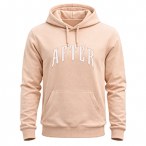 MOLETOM CANGURU BEGE CURV UNISSEX AFTER