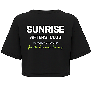 CROPPED OVERSIZED PRETO SUNRISE