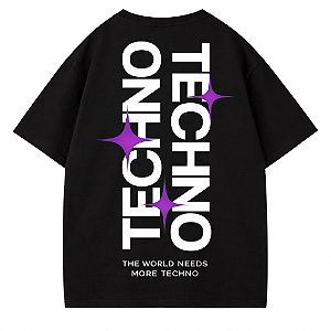CAMISETA OVERSIZED TECHNO AFTER RAVE