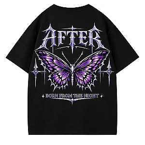 CAMISETA OVERSIZED AFTER BORN THE FROM THE NIGHT