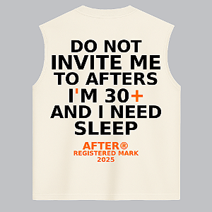 REGATA OVERSIZED AFTER DO NOT INVITE ME TO AFTERS