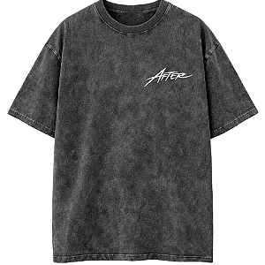 CAMISETA OVERSIZED PRETA ESTONADA AFTER 04