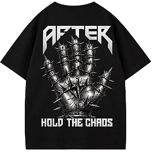 CAMISETA OVERSIZED AFTER HOLD THE CHAOS