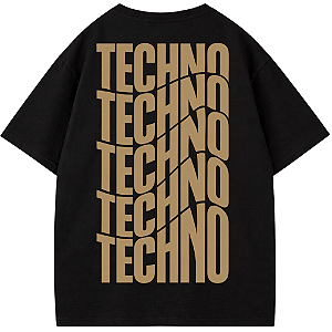 CAMISETA OVERSIZED AFTER TECHNO ON