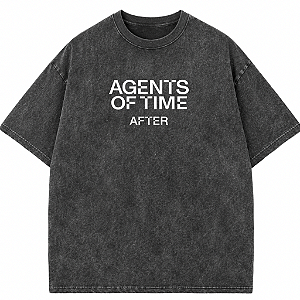 CAMISETA AGENTS OF TIME PRETA ESTONADA AFTER 02