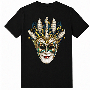 CAMISETA SLIM PRETA BORIS BREJCHA ELASTANO ALGODÃO AFTER RAVE