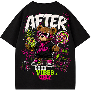 CAMISETA OVERSIZED TED ABACAXI RAVE FESTA