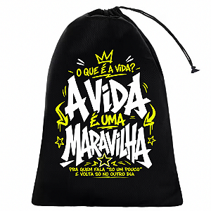 SACO BAG ORGANIZADOR AFTER A VIDA É UMA MARAVILHA FESTAS