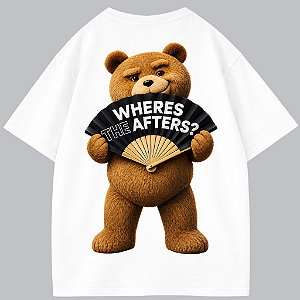 CAMISETA OVERSIZED AFTER WHERES THE AFTERS?