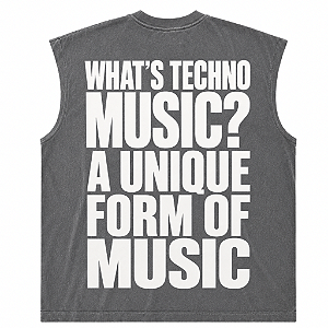 REGATA OVERSIZED ESTONADA CHUMBO WHAT’S TECHNO MUSIC?