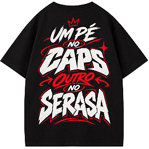 CAMISETA OVERSIZED AFTER UM PÉ NO CAPS
