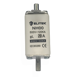 Fusível NH00 Retardado 20A -ELITEK