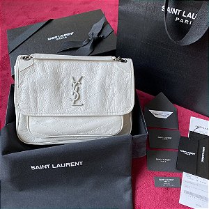 Bolsa Saint Laurent Niki "White"