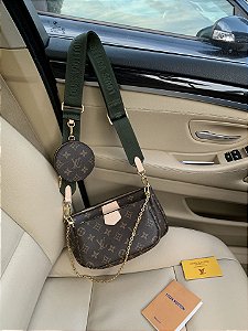 Multi Pochette Accessoires Louis Vuitton "Khaki" (PRONTA ENTREGA)