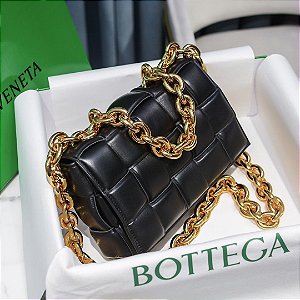 Bolsa Bottega Veneta Chain Cassette "Black"