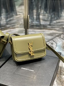 Bolsa Saint Laurent Solferino Box "Olive Green"