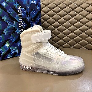 Tênis Sneaker Boot Louis Vuitton Translúcido "White"