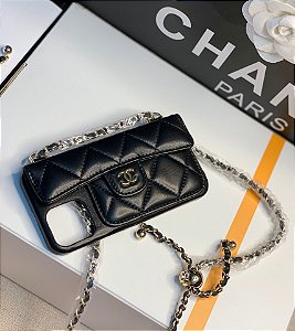 Capa Para Celular Chanel "Black"