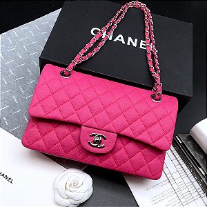 Bolsa Chanel Double Flap "Pink"