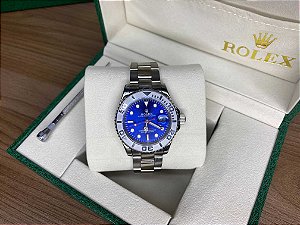 Relógio Rolex Gmt Master 44mm "Silver/Blue" (PRONTA ENTREGA)