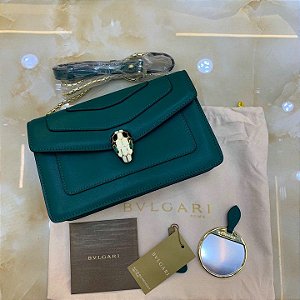bulgari serpenti top handle bolsa