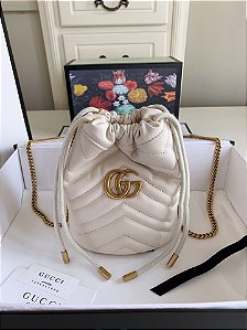 gucci blue bucket bolsa