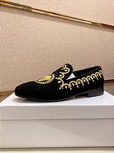 Mocassim Versace "Black&Gold"