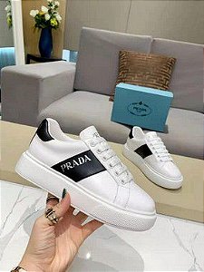 Tênis Prada Sneaker "White&Black" (PRONTA ENTREGA)